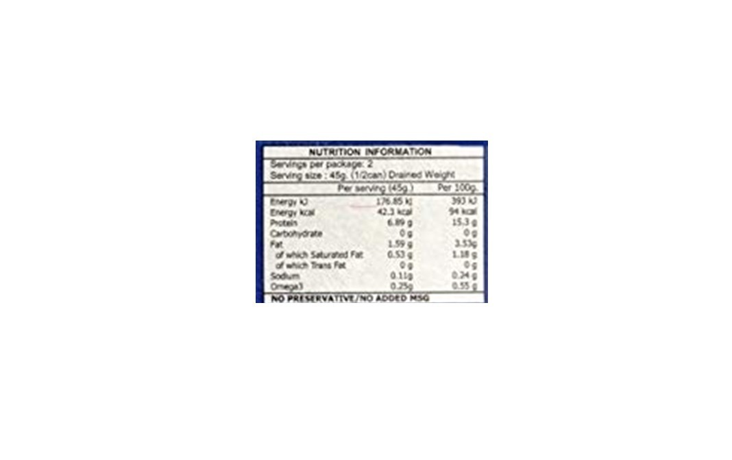 Golden Prize Sardine in Brine    Box  125 grams